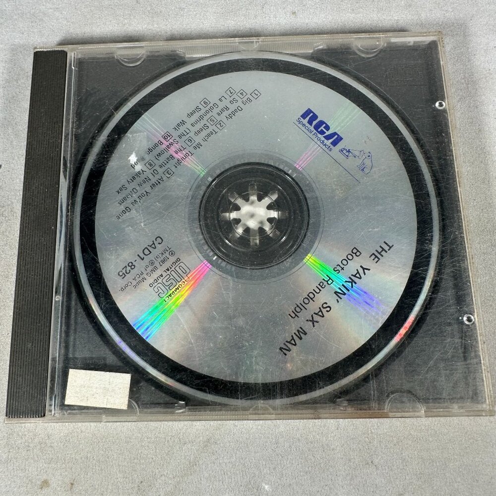 The Yakin Sax Man Boots Randolph CD Remastered RCA Special Products